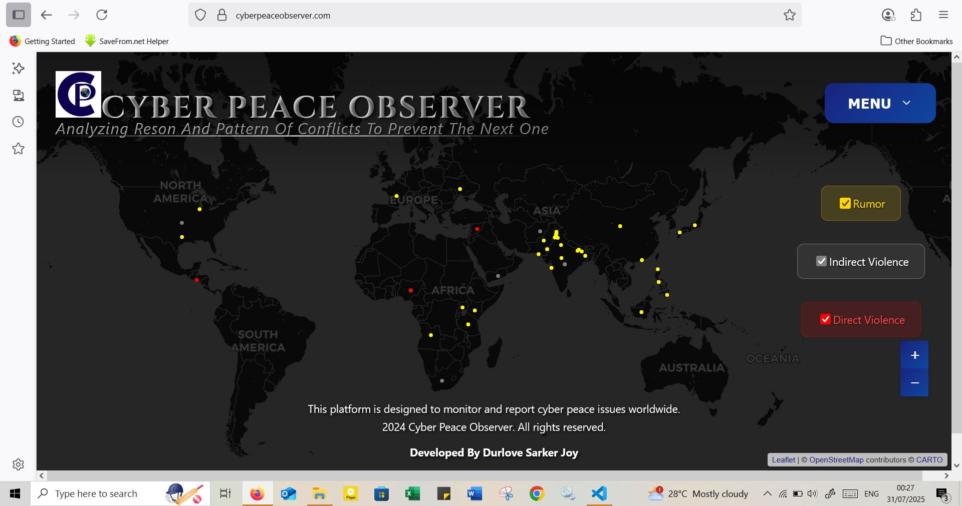 Cyber Peace Observer